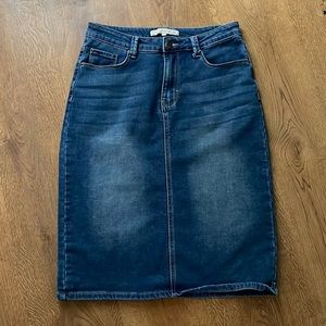 Main Street Exchange Denim Skirt